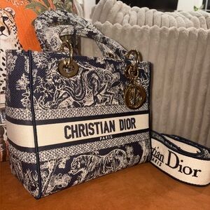 Authentic Rare Christian Dior Medium Lady D-Lite Bag